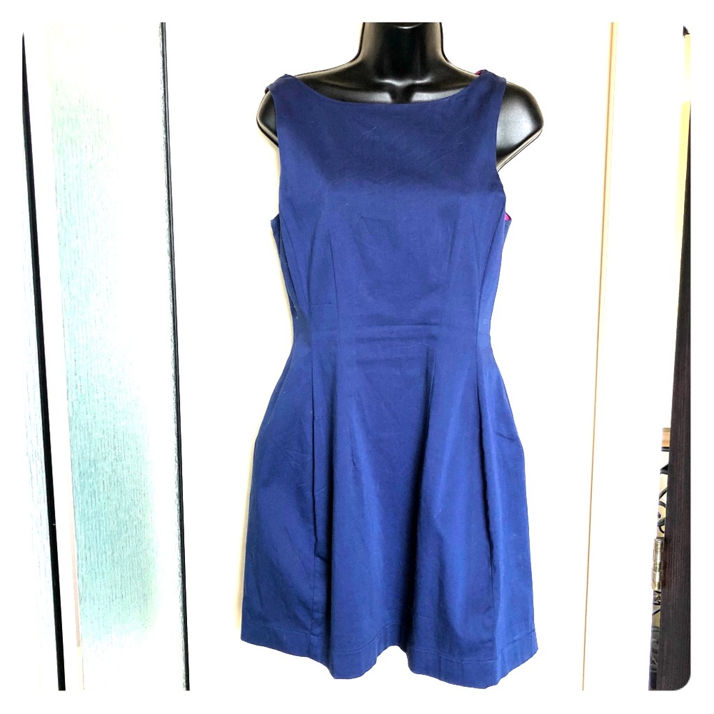 Navy blue dress
